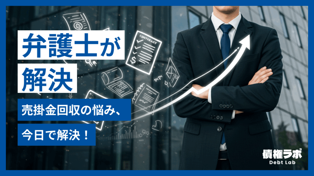 未回収の売掛金、弁護士が解決！