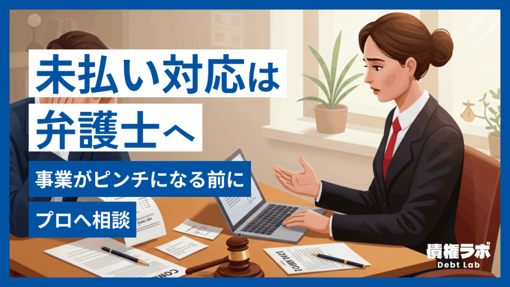 クライアント未払いで事業がピンチ？弁護士に相談